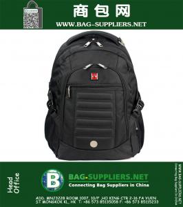 Black Business Backpack Male Swiss Military 14