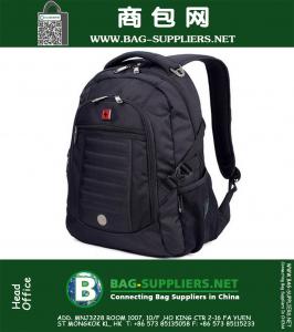 Black Business Backpack Male Swiss Military 15.6