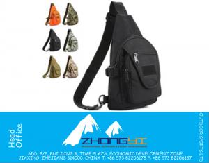 Sac à bandoulière unique de bandoulière de sac de poitrine de nylon de sport d'ACU de camouflage, article unisexe, transporteur d'équipement de combat d'alpinisme