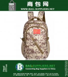 Camuflagem Mochilas Exército Militar Tactical Mochila Outdoor Sports Hiking Mochila Respirável Trekking Mochilas