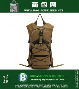 Paquete de hidratación de camuflaje Paquete al aire libre multifuncional Bolsas de montañismo Mochila táctica militar Mochila de ciclismo