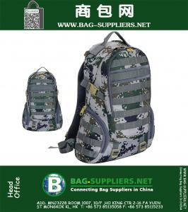 Campeggio Pesca Caccia Trekking Trekking Sport all'aria aperta Tattico Molle Pouch Carry Zaino militare 3P Borse zaino