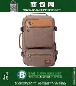 Холст Рюкзак Мужчины Рюкзак Новый дизайн Multi-Pocket Тактическая и военная сумка Повседневный рюкзак для мужчин