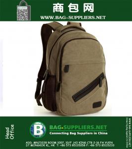 Leinwand Rucksack Schultaschen Für Jugendliche Casual Computer Tasche Reisetaschen Laptoptasche