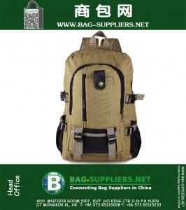 Bolsos de viaje de lona para hombres Senderismo Camping Military Outdoor School School Casual Mochila