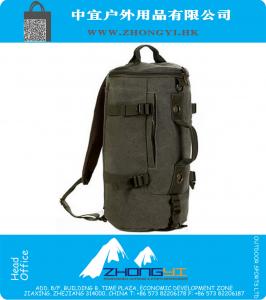 Canvas Militar Tactical Mochilas Outdoor School Bag Bookbag Travel Garrafa de água Kettle Pouch Carry Bag