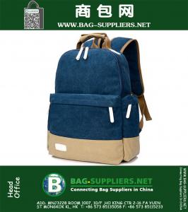 College Style Canvas Backpack 4 Colors Women's Travel School Bag Pouch Mochila Women Back pack vintage