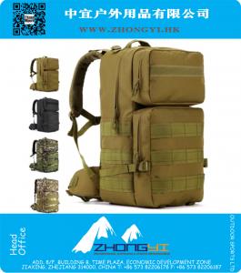 Colors 55L Outdoor Sports Bag Military Tactical Large Backpack Rucksacks For Explorer Hiking Camping Trekking Gym bags
