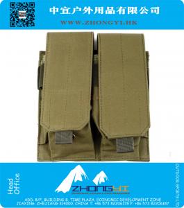 Double Stack Fusil Magazine Mag Top Rabat Poch Sac Armée Vert