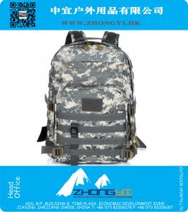 Marca de moda de nylon mochila táctica militar mochilas ejército viajes mochila hombres ocio exterior camping 50L