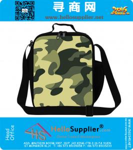 Fashion Cool Thermal Lunch Bag Children Camouflage Food Storage Kids Camo Lunch Bags For Boys Girls Lunchbox For Kids Adult