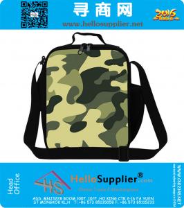 Mode Cool Thermique Sac À Lunch Enfants Camouflage Food Storage Enfants Camo Déjeuner Sacs Pour Garçons Filles Lunchbox Pour Enfants Adulte