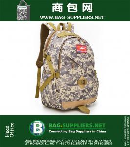 Moda deporte ACU camuflaje ejército al aire libre militar táctico impermeable mochila camping grande escuela estudiante práctico mochilas