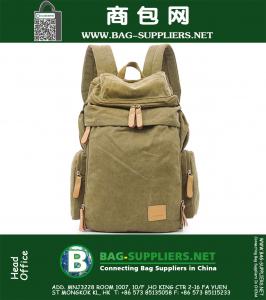Fashion Vintage canvas Unisex Backpack A4 Book 15
