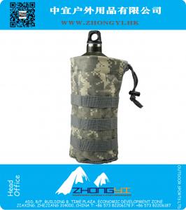 Mode Sport Reisen im Freien Militär Wandern Reiten Taille Wasserflasche Tasche Pack Beutel Halter