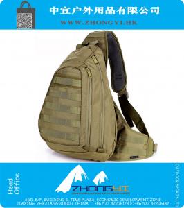 Field Tactical Sling Pack per il petto Outdoor Sport A4 One Single Shoulder Man Borsa per zaino da viaggio Big Large Ride Advanced Tactical Pack