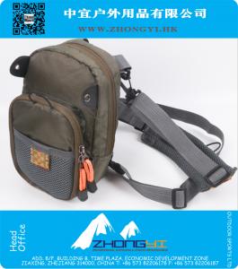 Fly Fishing Bag 2 Layer Fishing Chest Pack Fly Bag