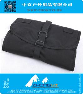 Bolso de lavado plegable de viaje militar kits de aseo de almacenamiento multifuncional bolsa organizador de viajes de gran capacidad