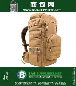 Alta calidad 50L mochila táctica militar de viaje al aire libre deportes Heavy Duty Bag Camping senderismo Back Pack Mochilas