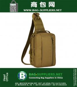 Borsa da crociera a tracolla Messenger in nylon da uomo di alta qualità Tattica militare da viaggio caccia / pesca / arrampicata su pacco posteriore per ipad