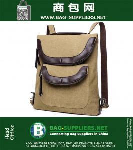 Mochilas de escuela unisex de alta calidad para adolescentes mochila de lona de las mujeres bolso de mujer de estilo universitario bagpack