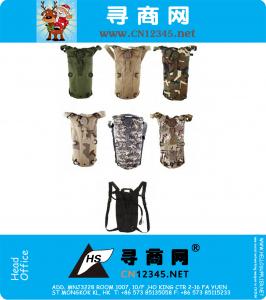 Bolsa de agua de senderismo mochila hidratación camelback nylon impermeable camuflaje militar Vejiga paquete de hidratación senderismo camping ciclismo