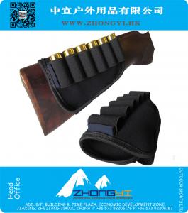 Jachtaccessoires Ammo Belt Cartridge Houder Elastisch Buttstock Shell Houder Munitie Pouch Neopreen