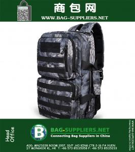 Caza Mochila Unisex Deporte Al Aire Libre Senderismo Mochila Camping Mochila Militar Alta Calidad 1000D Bolsa Táctica Militar de Nylon