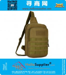 Bolsa de caza de camuflaje de los hombres del bolso de hombro táctico militar Nylon impermeable bolsa de pecho de los hombres senderismo ciclismo bolsa del ejército