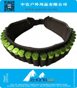 Охота Стрельба Bandolier Bandoleer Темно-зеленый цвет 600D Nylon Shotgun Ammo Belt Охотничье оружие Аксессуары