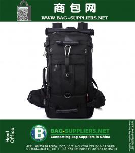 Laptop Backpack Bolsas de ombro Grande capacidade 40L Men Bagagem Travel Bags Multifuncional Outdoor Sport Waterproof Hiking Camping