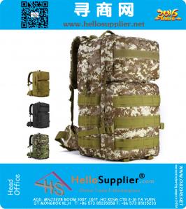 Mochila táctica militar de gran capacidad para hombre del camuflaje que va de excursión mochilas US Hunting mochilas impermeables portátiles bolsas