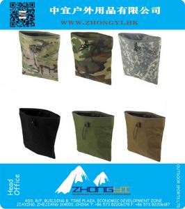 Grande Capacité Militaire Tactique Paintball Airsoft Chasse Pliage Mag Récupération Dump Poche / sac W / Molle Ceinture Boucle Vert Couleur