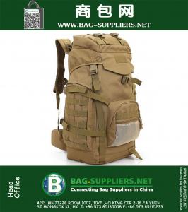 Gran paquete de escalada al aire libre Deportes mochila militar impermeable bolsa de viaje mochila de los hombres bolso táctico