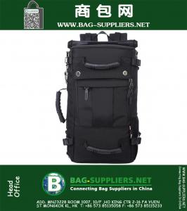 Grande capacidade mochila desportiva unisex lazer caminhadas selvagens Camping mochila exterior saco militar Travel bag