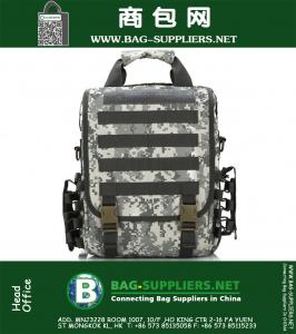 MOLLE Military Tactical Backpack Hombres 3P Woodland Sustainment mochilas Male Army Camuflaje Bolsos de hombro Bolsas de asas