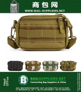 MOLLE Tactical Military Assault Alpinismo Bolsos pequenos Bolsa de cintura de nylon Homens Bolsas casuais Exército Messenger Fanny Pack Bags