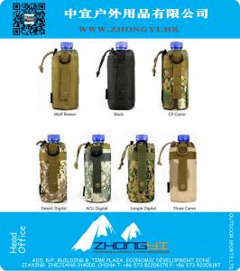 MOLLE kit portabottiglie bottiglia d'acqua, marsupio, equipaggiamento tattico militare ultraleggero