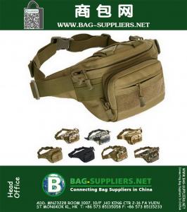 MOLLE cintura paquete ejército cintura táctica bolsas Cinturón cintura Hip fanny Pack Bag Caza rango Soldado Stealth Heavy Duty Carrier