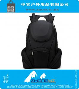 Hombre Negro Senderismo Mochila 2016 Nuevo Diseñador Hombre Deporte Viaje Laptop Bolsa de hombro Bolsa impermeable al aire libre