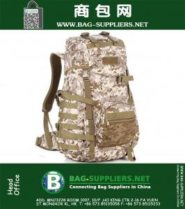 Hombre Equipo táctico de nylon camuflaje engranaje estilo militar mochilas mochilas impermeables bolsos de deportes al aire libre bolsa de ejército