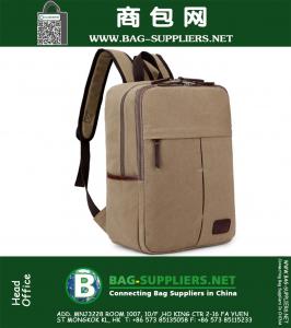 Men's Backpack preppy style Canvas Hiking Couples Travel Military Satchel School Bag Computer softback