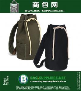 Lona de los hombres Mochila con cordón Mochila Mochila Mochila Deportes al aire libre Baloncesto Fútbol Gimnasio Mochila Bolsas de viaje