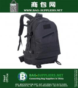 Mochila negra militar de los hombres 40L1000D mochila mochila portátil a prueba de agua bolso táctico bolsa de viaje de senderismo acampar al aire libre