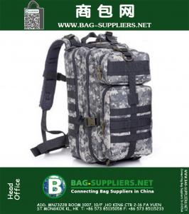 Zaino da campeggio tattico militare esterno degli uomini Borsa da campeggio Trekking Trekking Zaino Sport Arrampicata sopravvivenza Borsa per il trasporto