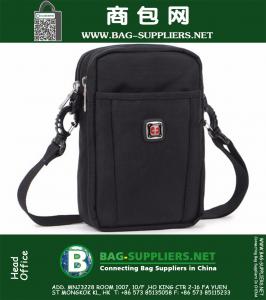 Bolso táctico militar al aire libre de los hombres Bolso ocasional de Fanny Bolso cruzado del viaje Bolso de la cintura de la manera para el mini teléfono celular del iPad