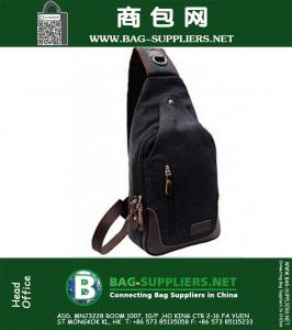 Men's Small Canvas Military Messenger Shoulder Travel Backpack Fanny Bag Student School Bags Crossbody Bag