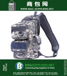 Sacola de peito de homem Esporte ao ar livre Escalada de trekking Caminhada de caminhadas Crossbody Bag Tactical Military Messenger Bag Shoulder Back Pack