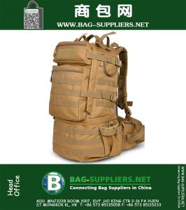 Hombres Tactical Military Military Mochila Camuflaje Mochila Mochilas de caza al aire libre Mochila respirable