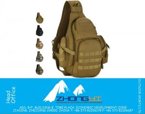 Hombres Tactical Chest Bag Equipo militar Deporte al aire libre Nylon Pecho Pack Crossbody Sling Tactical Men Messenger Bags